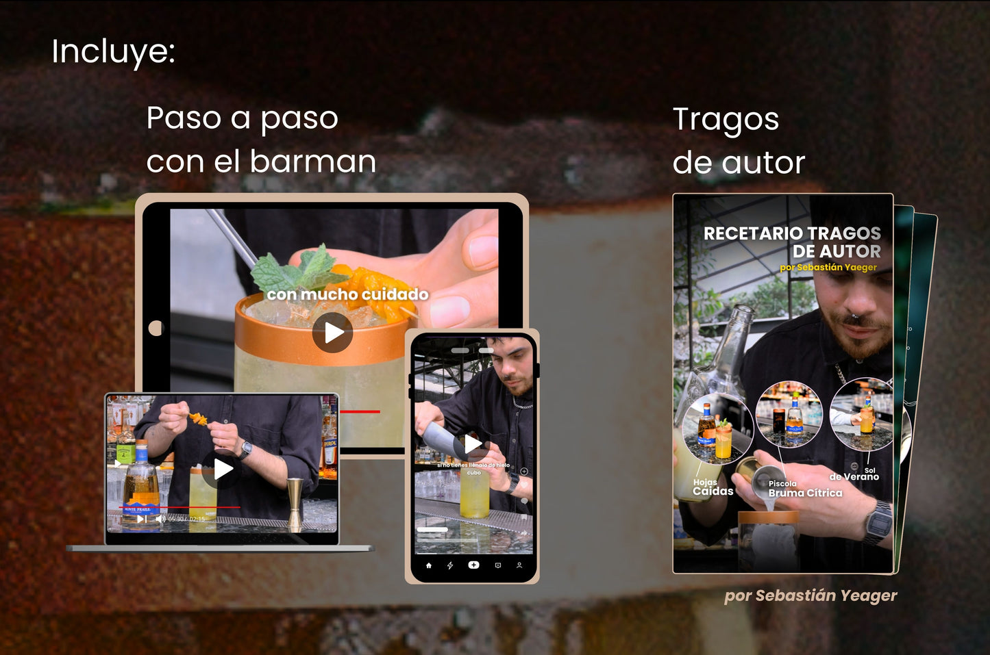 Pack Piscolero Nacional + Pisco Monte Fraile de REGALO + Recetario de autor + Videos guiados por un Barman