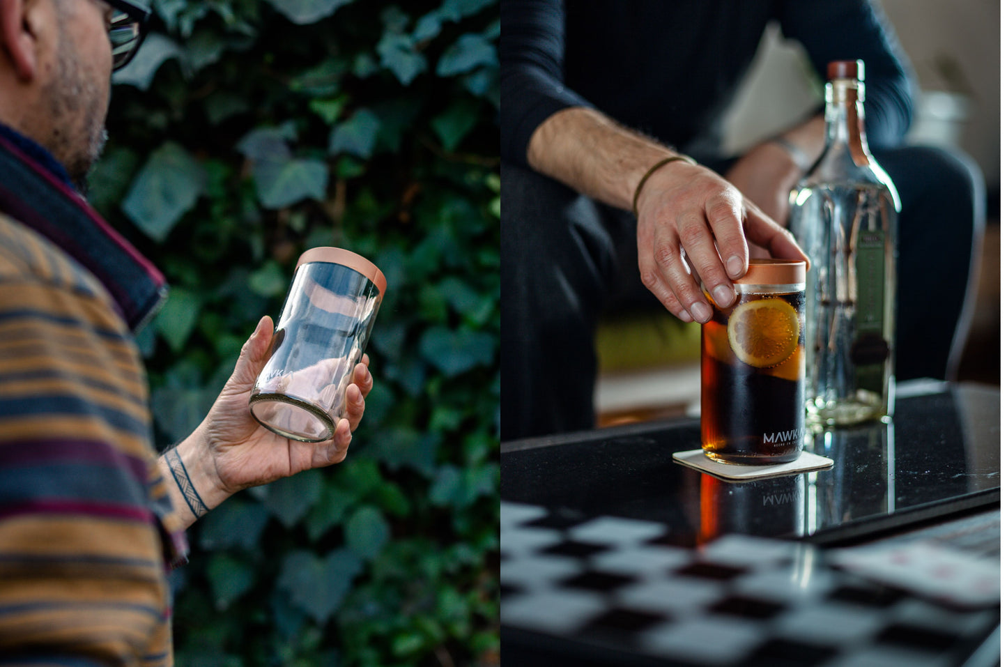 Set Piscolero Nacional (4 vasos) Sólo para clientes Mawka