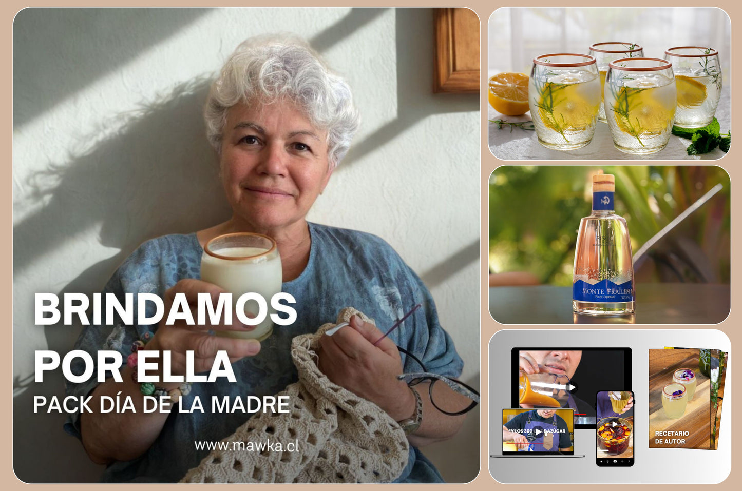 Atacameño + Pisco Monte Fraile Transparente + Recetario de Tragos de REGALO + Videos Guiados por un Chef GRATIS
