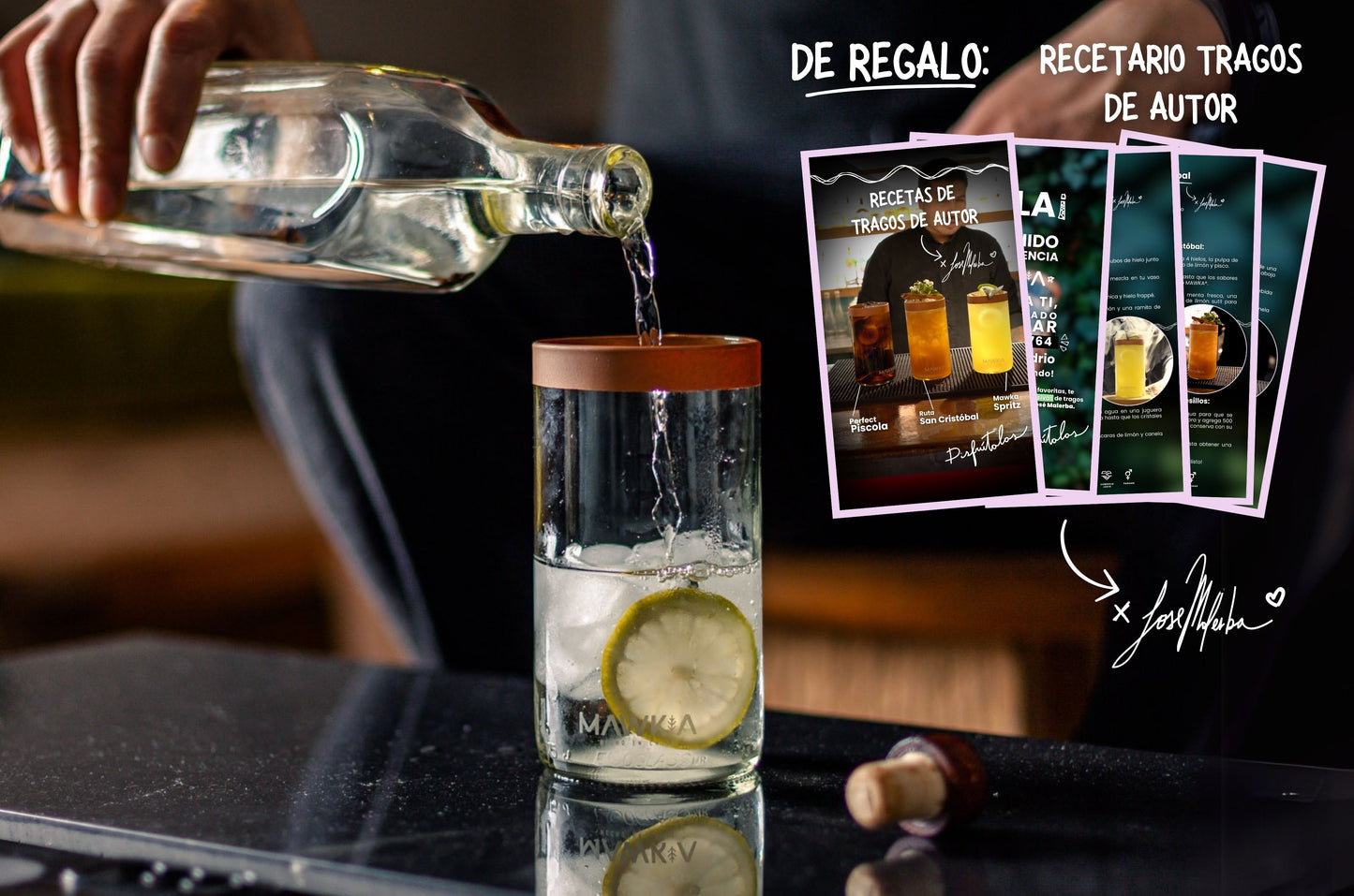 Piscolero Nacional + Recetario de Tragos de Autor de REGALO