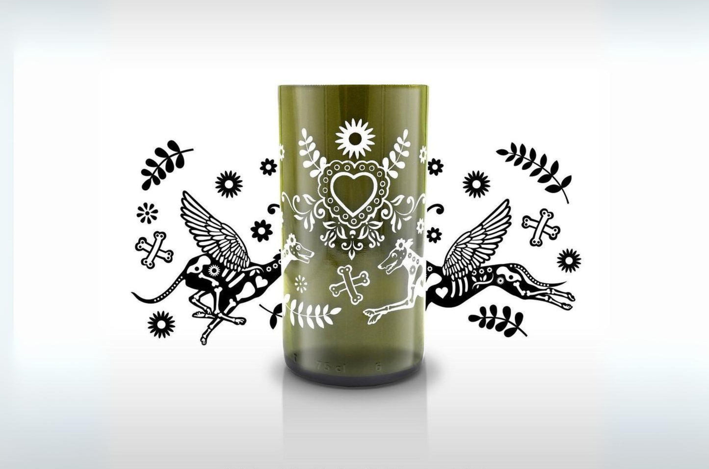 Corazón de Galgo - Set de 3 vasos (450 cc c/u)