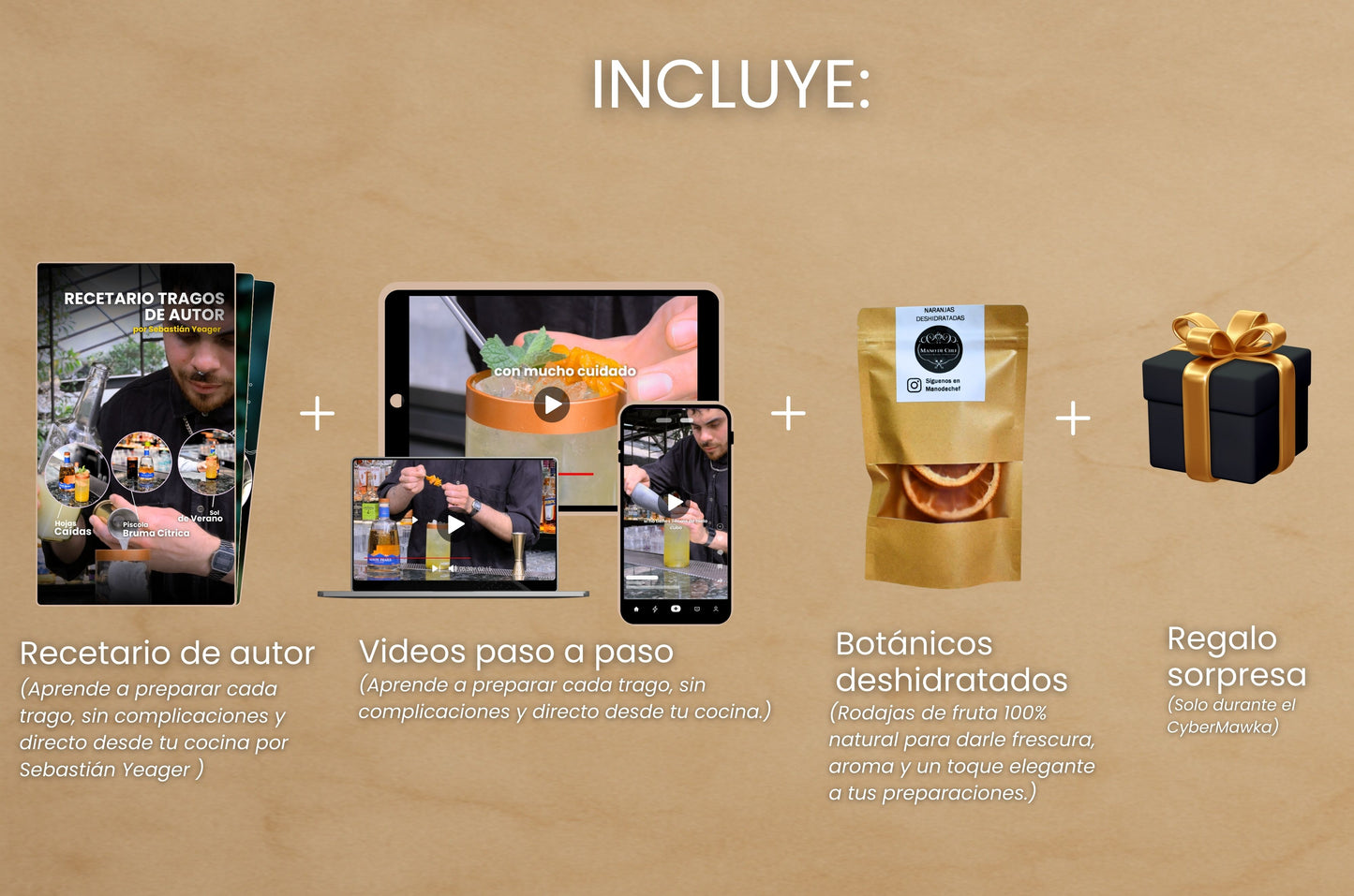 Pack Piscola Dieciochera: Set de 4 vasos Piscolero Nacional + Pisco Monte Fraile + Recetario de autor + Videos guiados por un Barman + Botánico deshidratado + REGALO sorpresa GRATIS